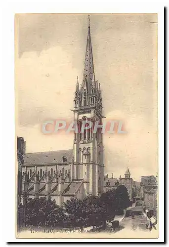 Pau Cartes postales l&#39eglise Saint Martin