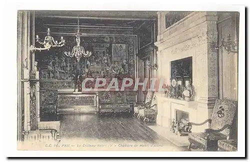 Pau Ansichtskarte AK le chateau de Henri IV Chambre de Henri d&#39Albret