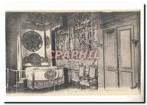 Pau Cartes postales le chateau Henri IV la chambre de Louis XIV