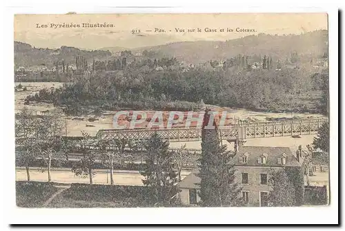 Pau Cartes postales Vue sur le Gave et les coteaux