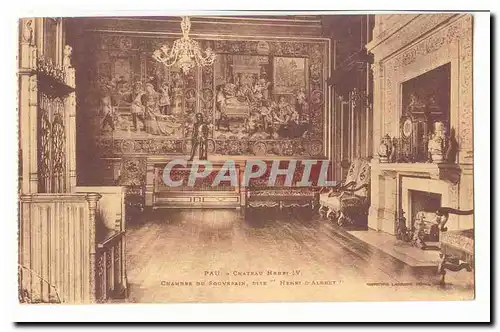 Pau Cartes postales Chateau Henri IV Chambre du souverain dite Henri d&#39Albret