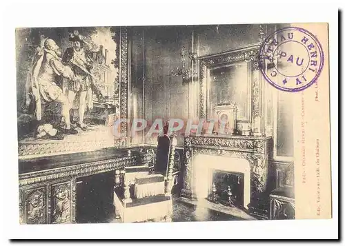 Pau Cartes postales Chateau Herni IV Cabinet du souverain