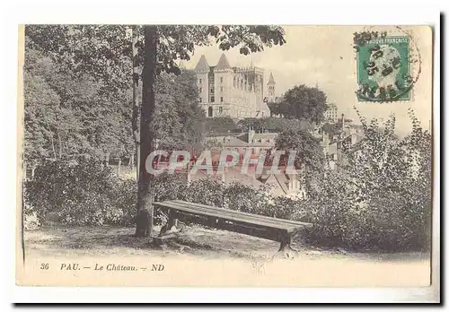 Pau Cartes postales the castle