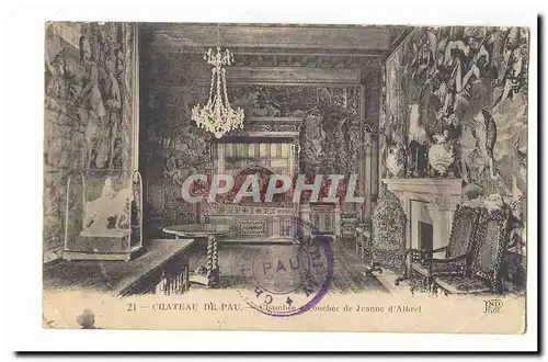 Pau Cartes postales Le chateau Chambre a coucher de Jeanne d&#39Albret