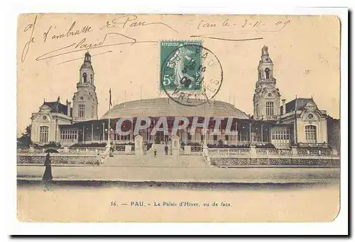 Pau Cartes postales Le palais d&#39hiver vu de face