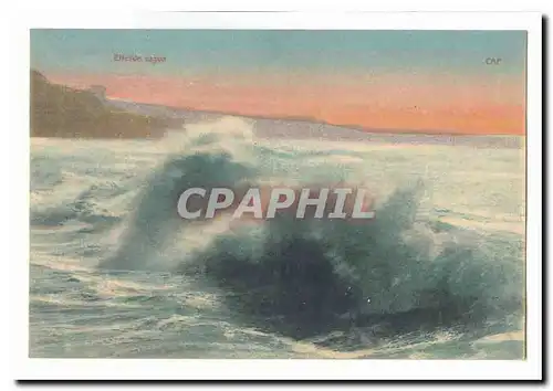 Cartes postales Effet de vague