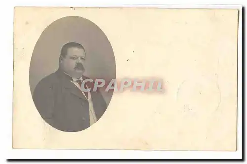 Ansichtskarte AK Carte photo (homme gros)