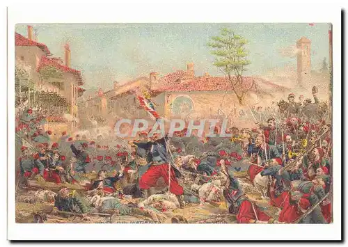 Cartes postales Prise de Magenta par Yvon (militaria guerre)