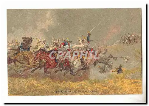 Cartes postales Rezonville par Aime Morot (militaria guerre cosaques)