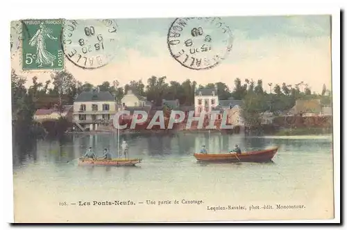 Les Ponts neufs Cartes postales Une partie de canotage