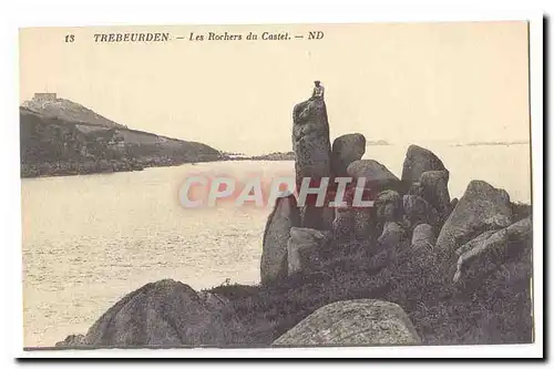 Trebeurden Ansichtskarte AK Les rochers du castel