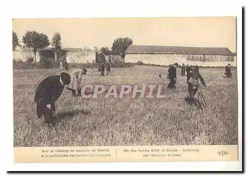 Ansichtskarte AK Militaria Sur le champ de bataille de Senlis (60)