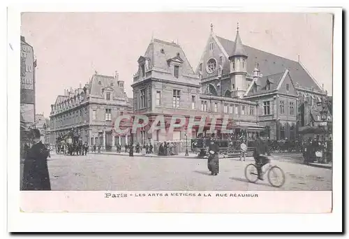 Paris Cartes postales Les arts et Metiers et la rue Reamur