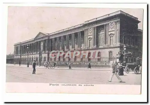 Paris (1er) Ansichtskarte AK Colonnade du Louvre