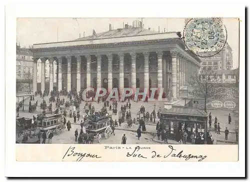 Paris (2eme) Ansichtskarte AK la Bourse