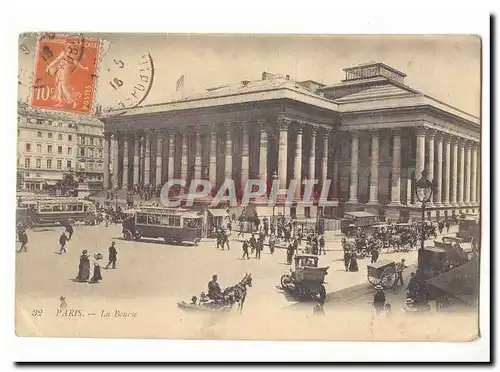 Paris (2eme) Ansichtskarte AK la Bourse