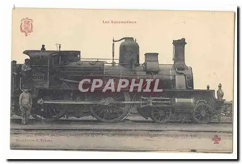 Les locomotives Cartes postales Machine de train Express de la CPLM serie de 111 a 400 (train) TOP