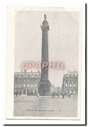 Paris (8eme) Cartes postales La colonne vendome