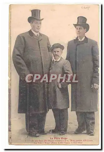 Le Pere hugo et ses deux fils geants mesurant 2m30 (grande taille) TOP