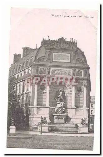 Paris (5eme) Cartes postales Fontaine St Michel