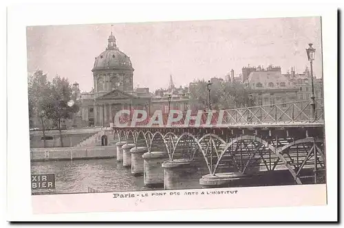 paris (1er) Cartes postales Le pont des Arts et l&#39institut