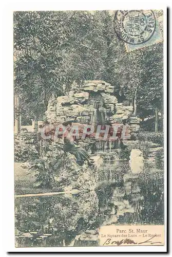 Saint Maur Cartes postales Parc Saint Maur Le square des lacs Le rocher