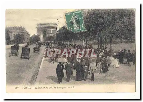 Paris (8eme) Cartes postales L&#39avenue du Bois de Boulogne