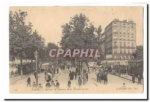 Paris (8eme) Cartes postales Bas cote de l'avenue de la Grande Armee