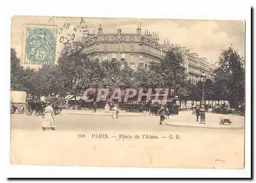 Paris (8eme) Ansichtskarte AK Place de l&#39Alma