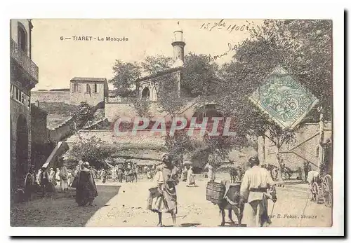 Algerie Tiaret Cartes postales La mosquee (ane donkey) (tres animee)