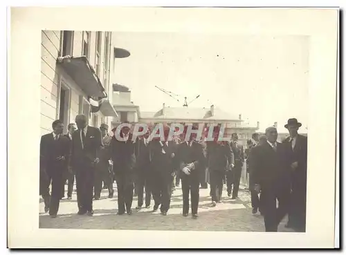 PHOTO Voyage officiel de Mr le President de la Republique Amiens Abbeville 8 Mai 1948 Auriol a Amien