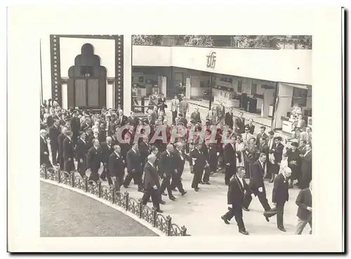 PHOTO Voyage officiel de Mr le President de la Republique a Bordeaux 13 juin 1948 Groupe presidentie