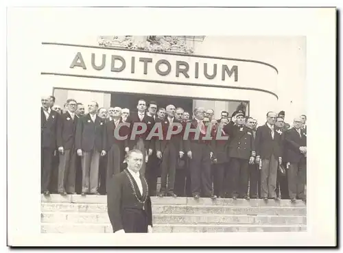 PHOTO Voyage officiel de Mr le President de la Republique a Bordeaux 13 juin 1948 Groupe presidentie