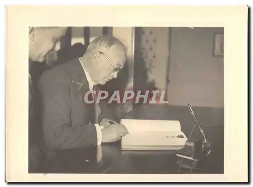 PHOTO Voyage officiel de Mr le President de la Republique en Bretagne 29 et 30 mai 1948 Auriol a Bre