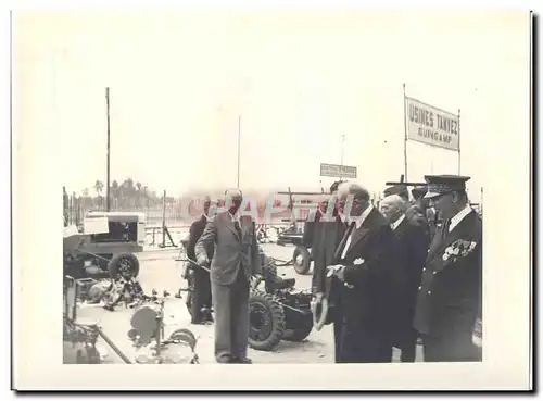 PHOTO Voyage officiel de Mr le President de la Republique Dijon Macon 15 et 16 mai 1948 Auriol Usine