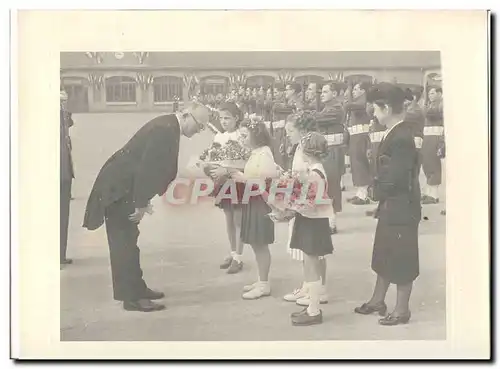 PHOTO Voyage officiel de Mr le President de la Republique Dijon Macon 15 et 16 mai 1948 Auriol a Dij
