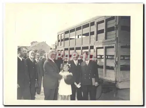 PHOTO Voyage officiel de Mr le President de la Republique Dijon Macon 15 et 16 mai 1948 Auriol a Cui
