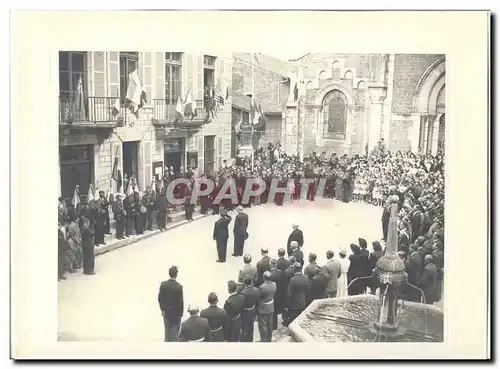 PHOTO Voyage officiel de Mr le President de la Republique Dijon Macon 15 et 16 mai 1948 Auriol a Cui