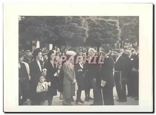PHOTO Voyage officiel de Mr le President de la Republique en Savoie Mai 1947 Auriol a Annecy Morts