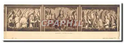 Menling Cartes postales Le Christ et ses anges CArte Grand format RaRe