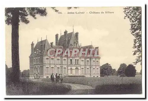 Ardon Ansichtskarte AK Chateau de villiers