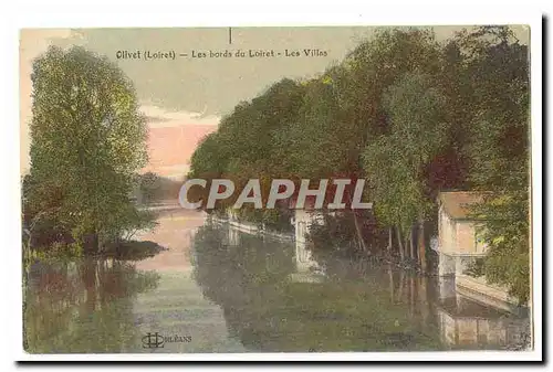 Olivet Cartes postales Les bords du Loiret Les villas