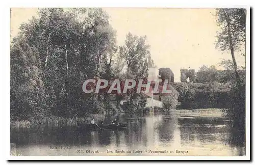 Olivet Cartes postales Les Bords du Loiret Promenade en barque