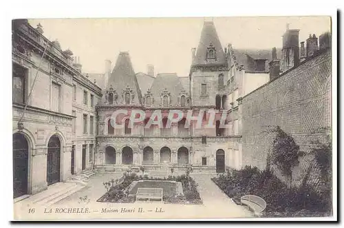 La Rochelle Ansichtskarte AK Maison Henri II