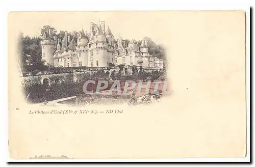 Cartes postales Le chateau d&#39Usse (XVe et XVIe siecle) (carte precuseur)