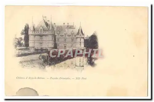 Cartes postales Chateau d&#39Azay le Rideaux (carte precuseur)