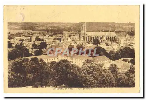 Soissons Ansichtskarte AK Vue generale