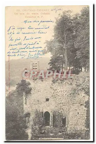 Chateau Thierry Ansichtskarte AK Un coin du vieux chateau (carte precurseur)