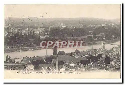 Elbeuf Ansichtskarte AK Panorama pris de la cote Saint Auct