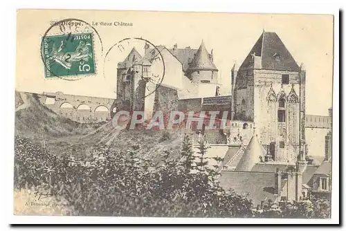 Dieppe Cartes postales Le vieux chateau